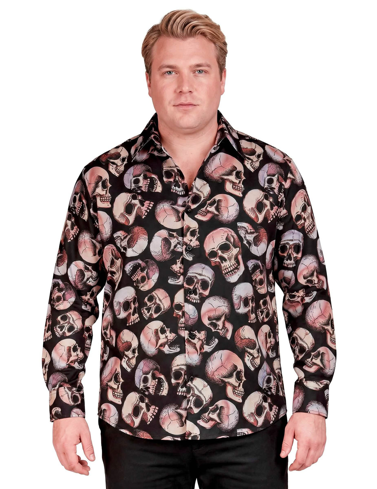 Chemise têtes de mort homme