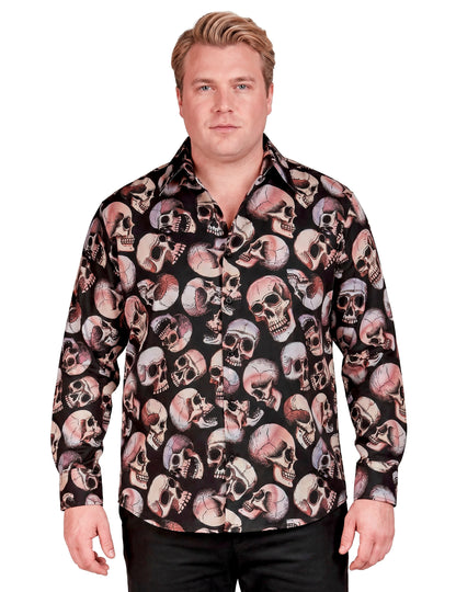 Herren Totenkopf Shirt
