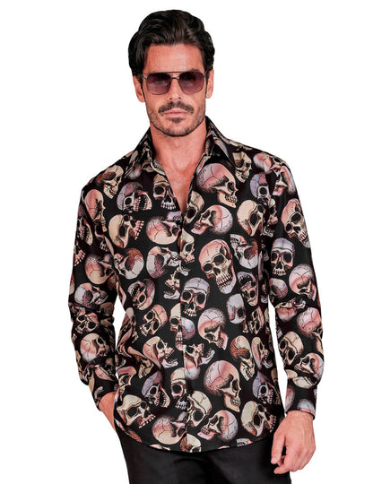 Herren Totenkopf Shirt