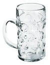 Transparente Bier-Maß aus Plastik 500 ml