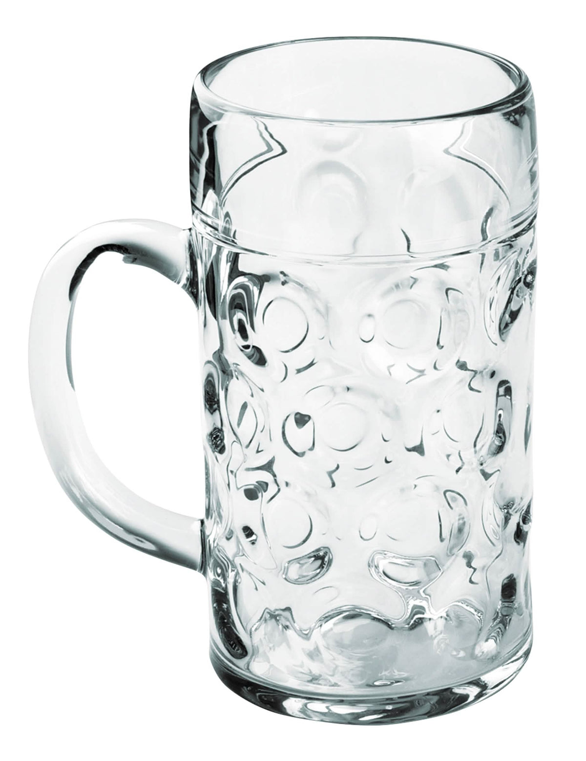 Transparente Bier-Maß aus Plastik 500 ml