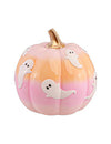 Halloween Deko-KÃ¼rbis Farbverlauf 14,8 cm mit Geistern