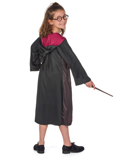 Harry Potter™-Kinderkostüm im Geschenke-Koffer schwarz-rot-grau