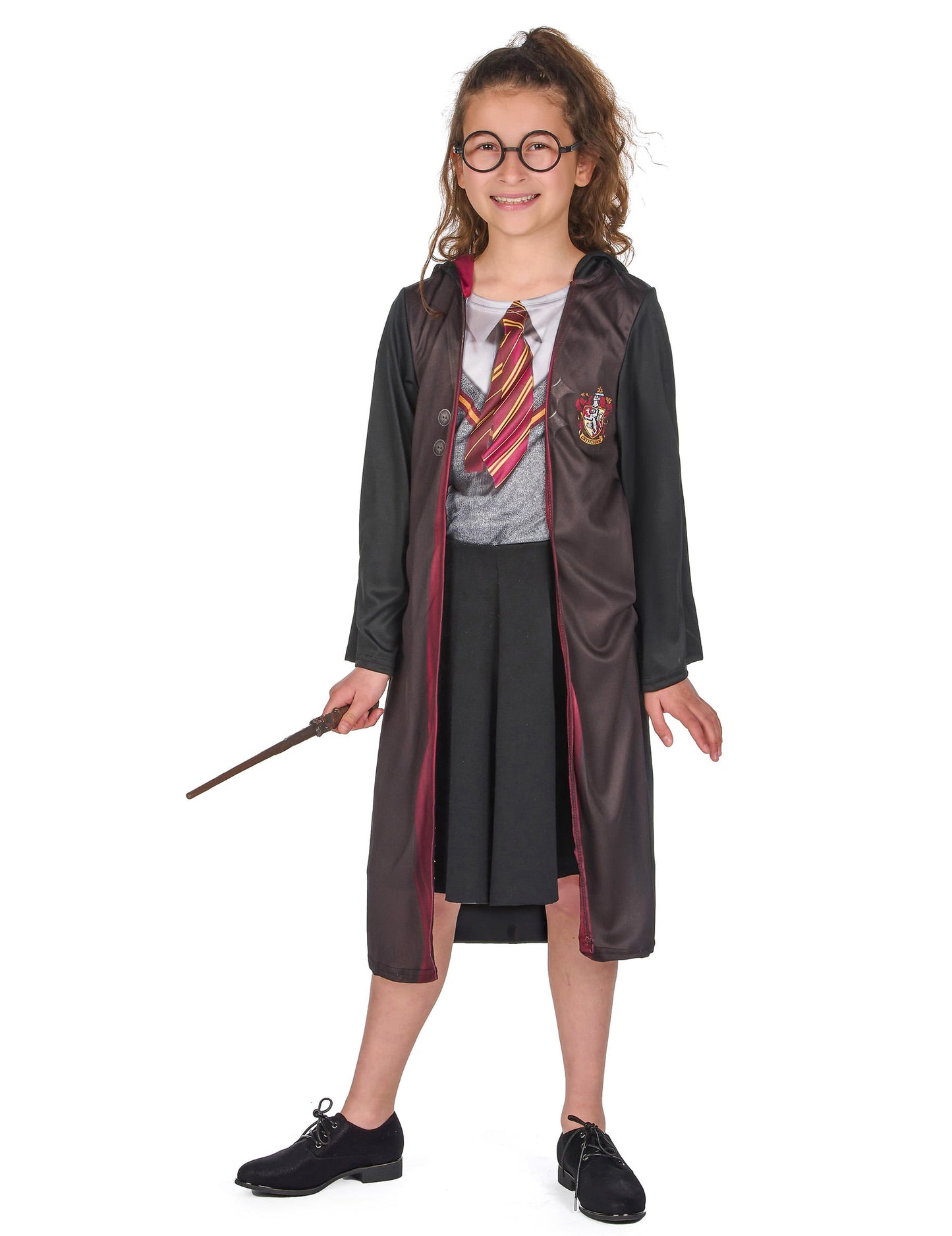 Vue d'ensemble du coffret déguisement et accessoires Harry Potter