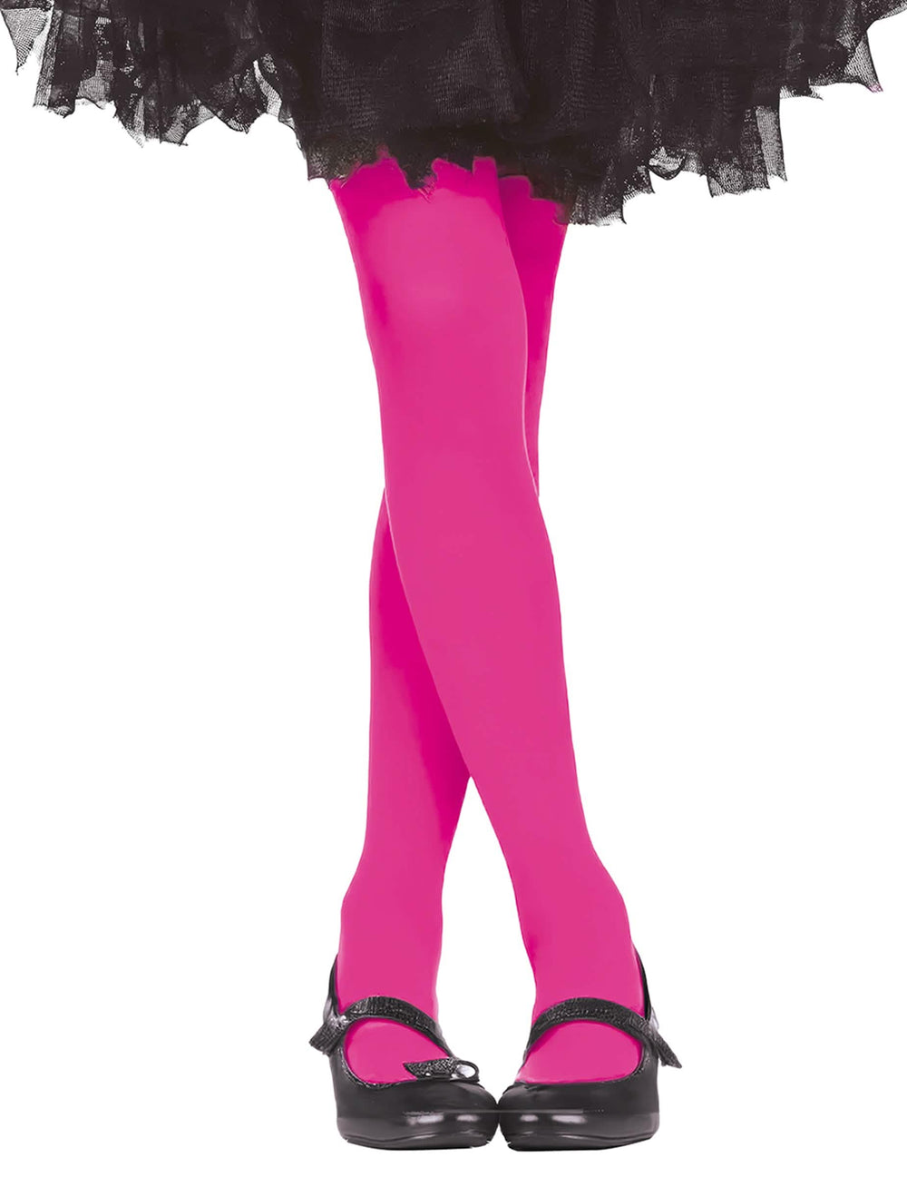 Blickdichte Strumpfhose für Mädchen fuchsia
