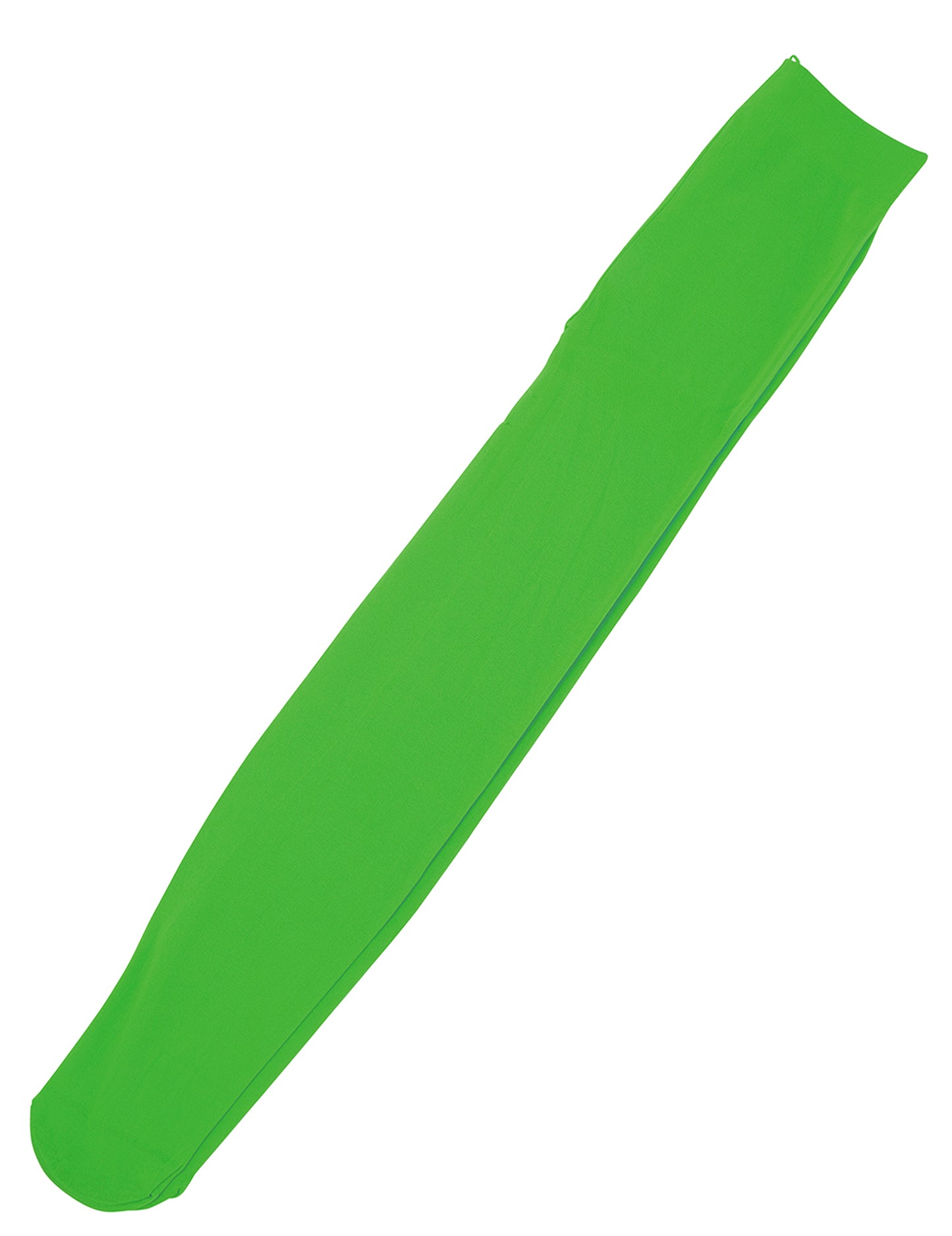 Vue à plat des collants pour fille verts opaques