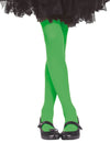 Collants pour fille verts opaques