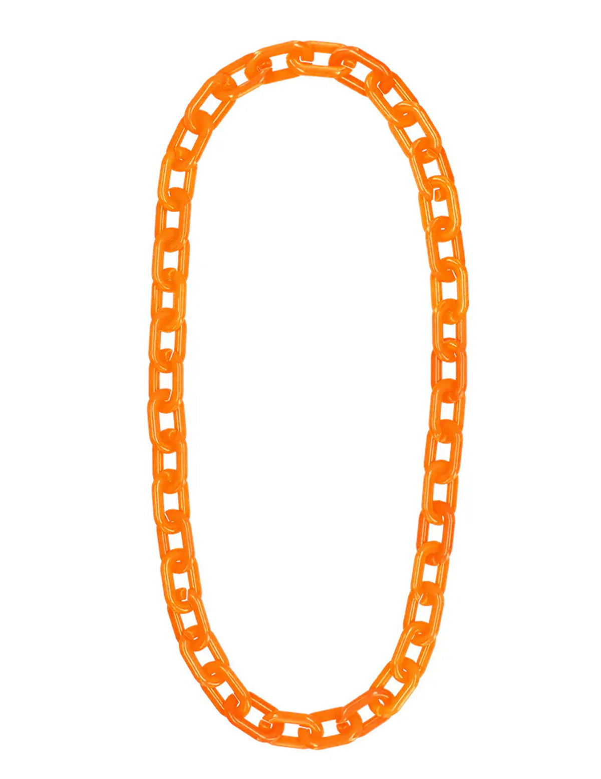 Breite Gliederkette in Neonorange