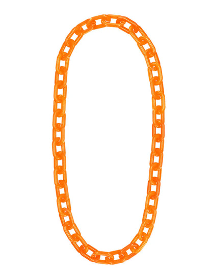 Breite Gliederkette in Neonorange