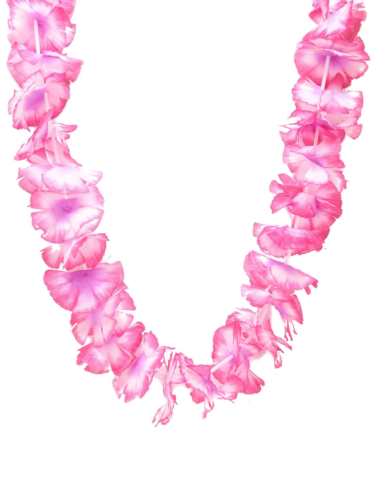 Collier Hawaï pour adulte rose