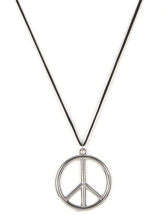 Hippie-Kette aus Metall für Erwachsene