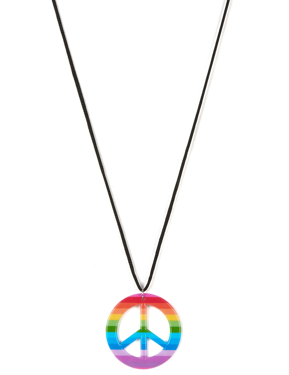 Vue de face du collier hippie