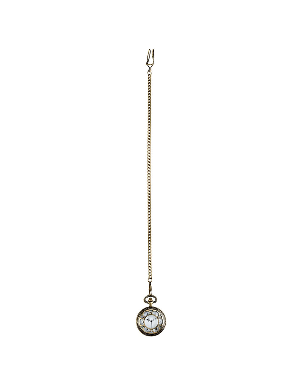 Übersicht über die Kette der Steampunk-Taschenuhr-Halskette