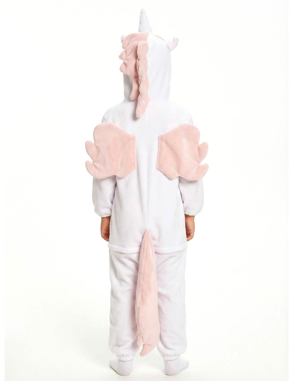 Vue de dos de la combinaison licorne pour enfant