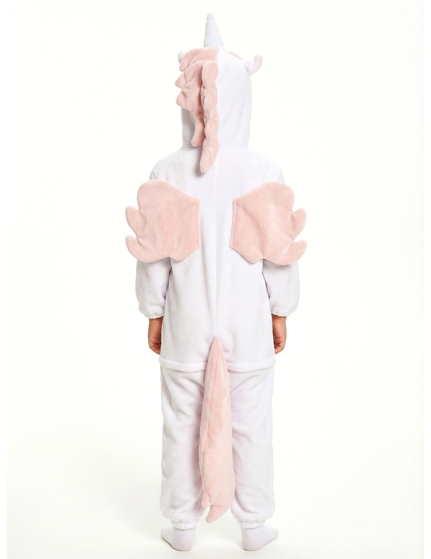 Vue de dos de la combinaison licorne pour enfant