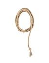 Corde western pour adulte beige tressée