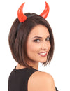 Rote Halloween-Hörner für Erwachsene