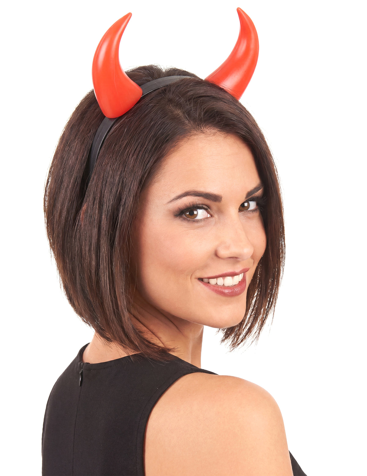 Rote Halloween-Hörner für Erwachsene