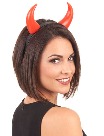 Rote Halloween-Hörner für Erwachsene