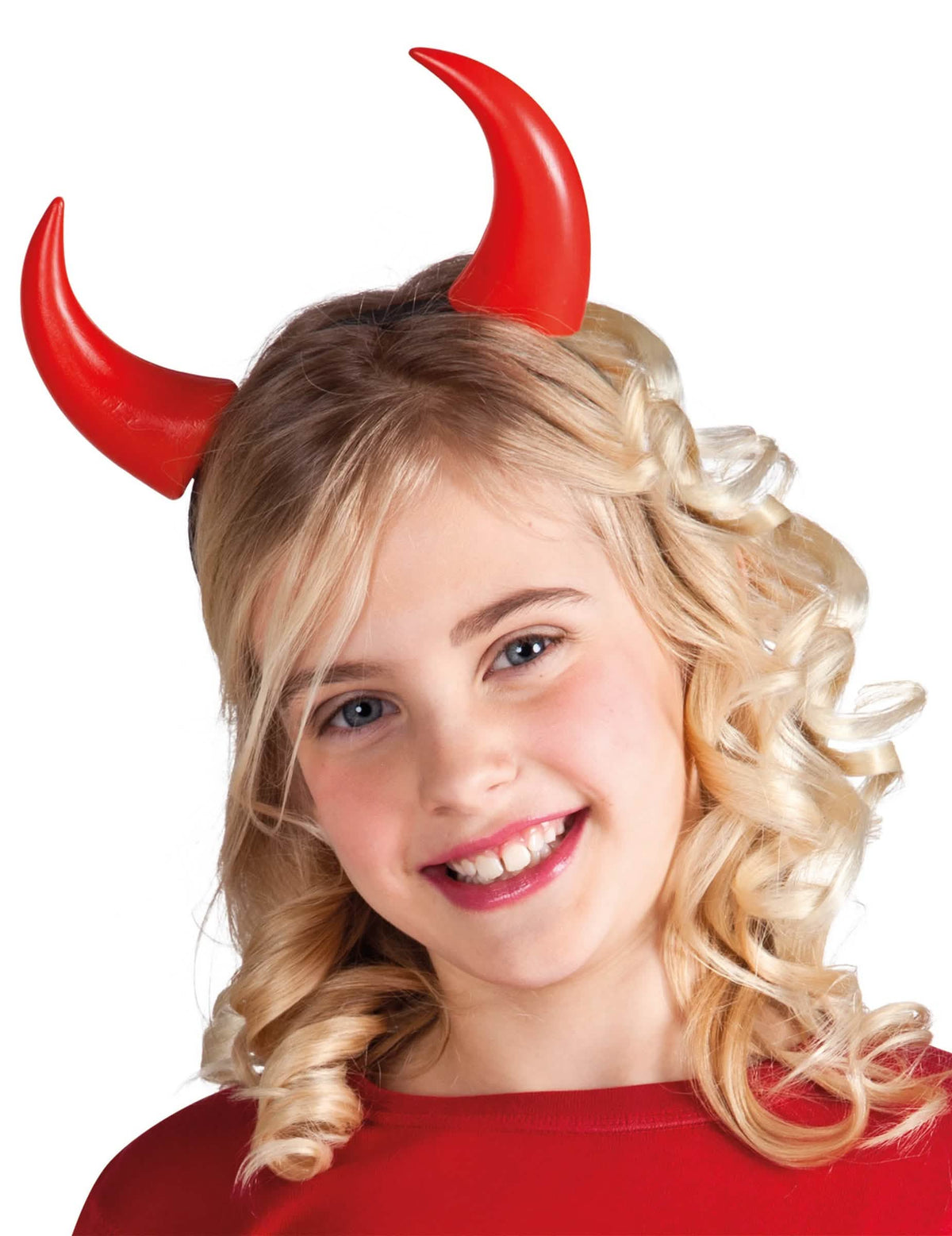 Rote Halloween-Hörner für Kinder