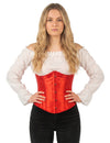 Kurzes rotes Damenkorsett