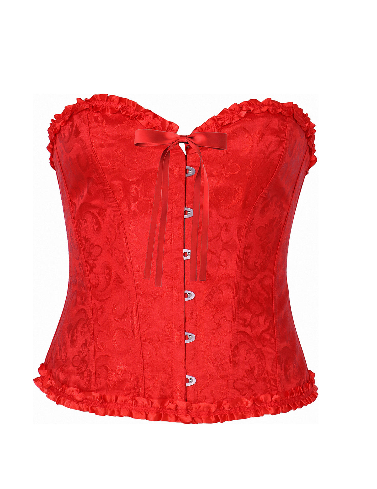 Rotes Spitzenkorsett für Damen