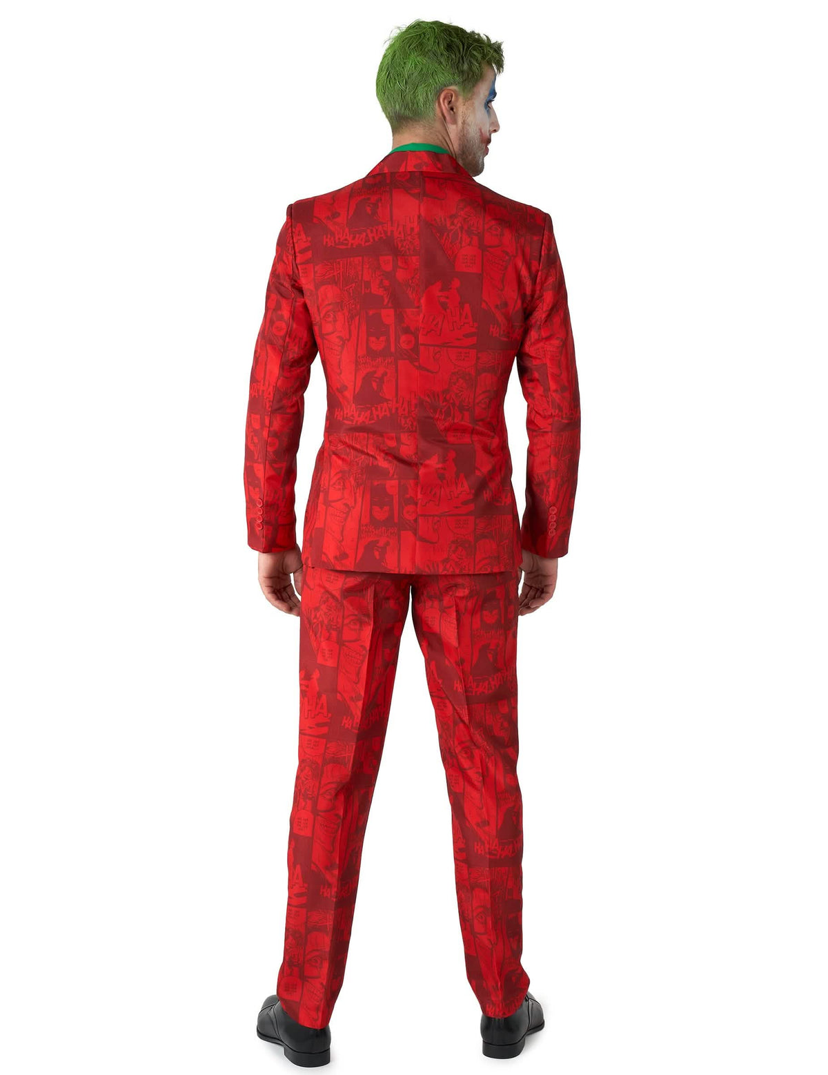 Stilvolles Joker™ Kostüm für Erwachsene Suitmeister™ rot-grün-gelb