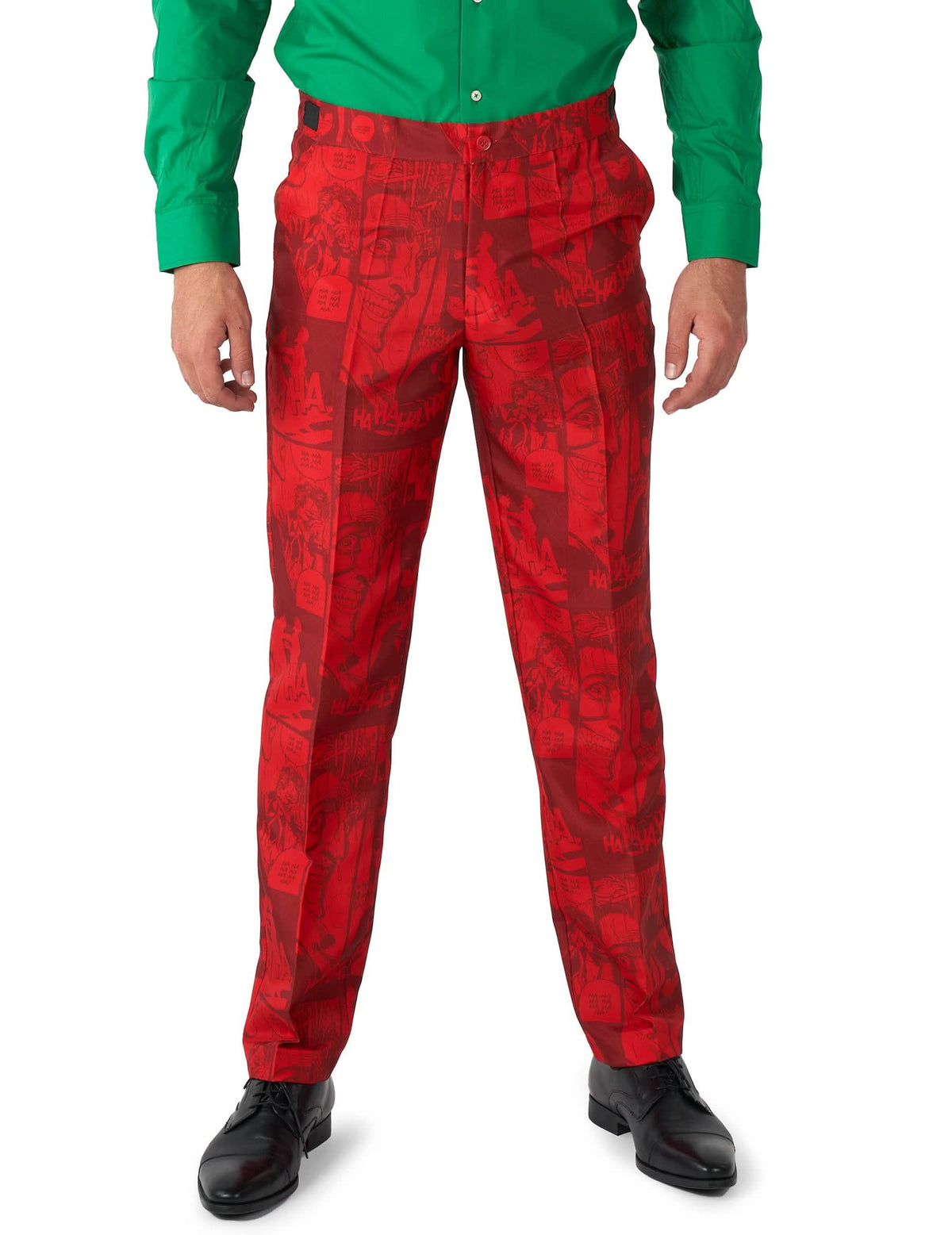 Stilvolles Joker™ Kostüm für Erwachsene Suitmeister™ rot-grün-gelb