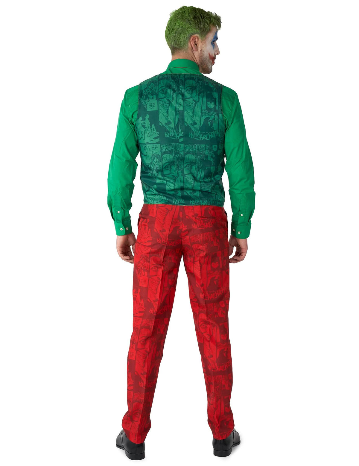 Stilvolles Joker™ Kostüm für Erwachsene Suitmeister™ rot-grün-gelb
