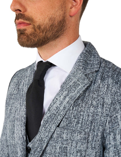 20er-Jahre-Gangsterkostüm Suitmeister™ für Herren grau-schwarz