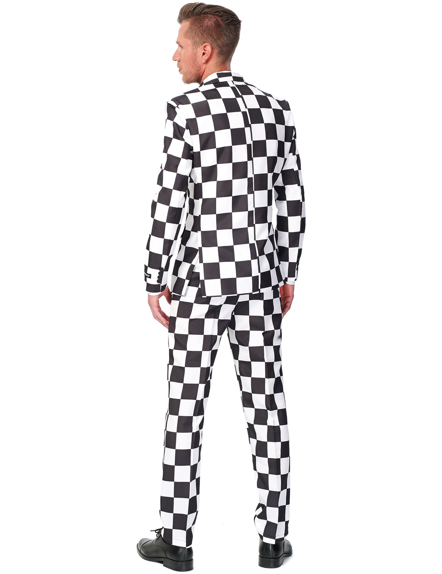 Vue de dos du costume Mr. Black et White Suitsmeister pour homme