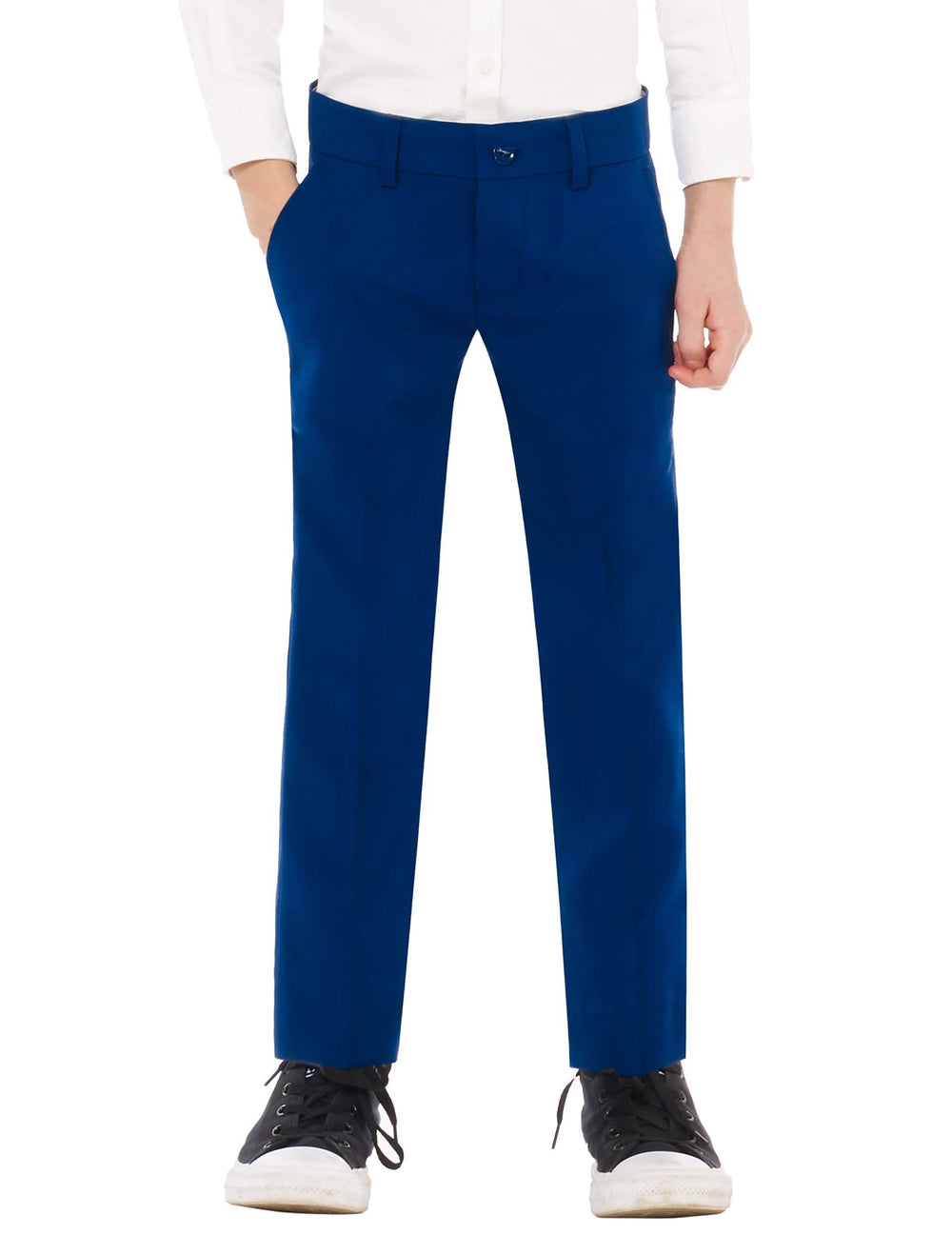 Blaue Marinehose des Kostüms Mr. Blau marine für Kinder