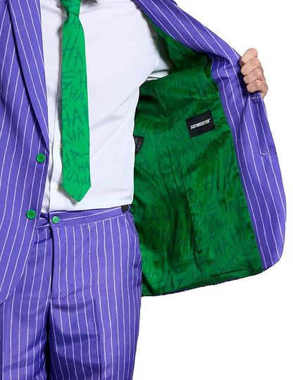 Mr. Joker™ Herrenkostüm Suitmeister Bösewicht lila-grün