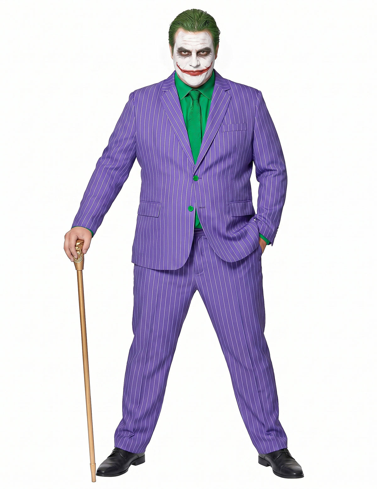 Mr. Joker™ Herrenkostüm Suitmeister Bösewicht lila-grün