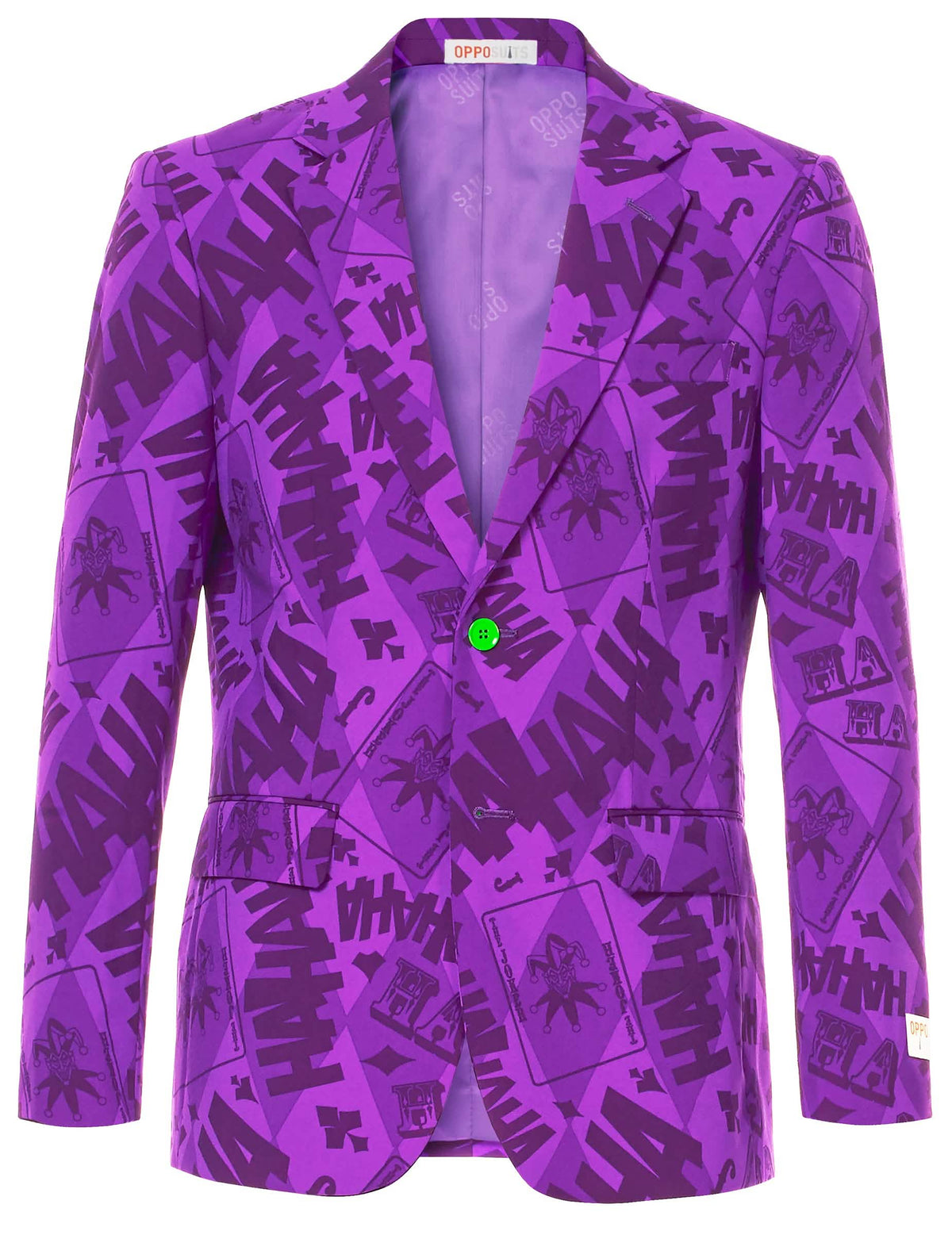Vue de face de la veste du costume Mr. Joker™ pour homme