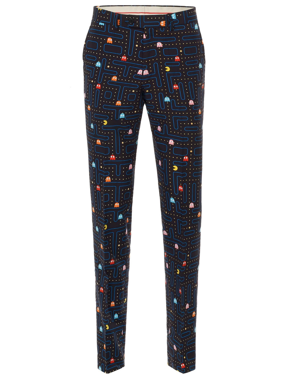 Vorderansicht der Hose des Mr. Pac-Man-Kostüms für Herren