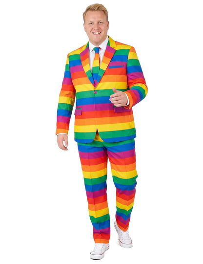 Opposuits™-Herrenanzug Regenbogen bunt