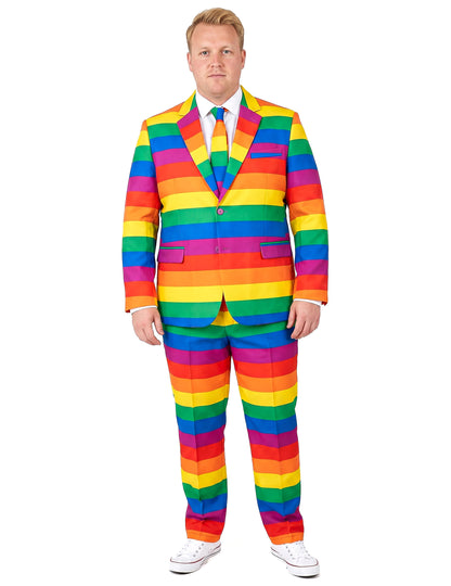 Opposuits™-Herrenanzug Regenbogen bunt