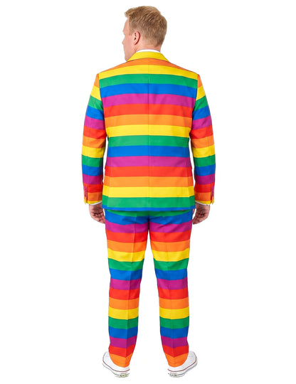 Opposuits™-Herrenanzug Regenbogen bunt