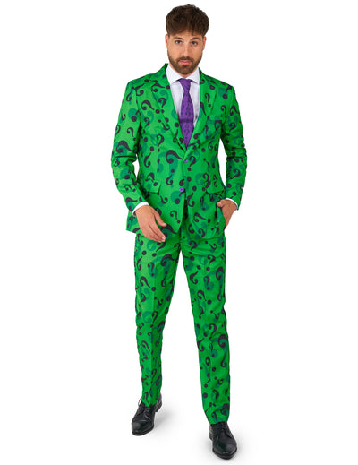 Mr. Riddler™-Suitmeister Herrenanzug grün-schwarz