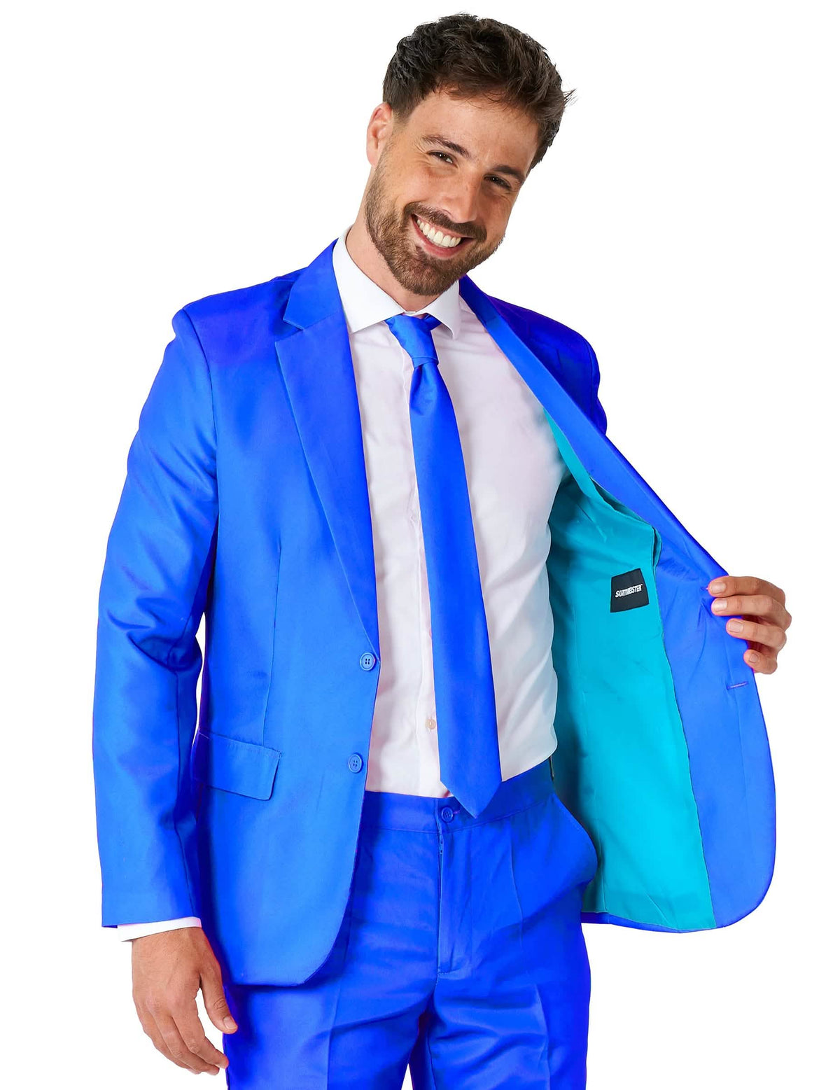 Blauer Herrenanzug Mr. Solid Suitmeister™