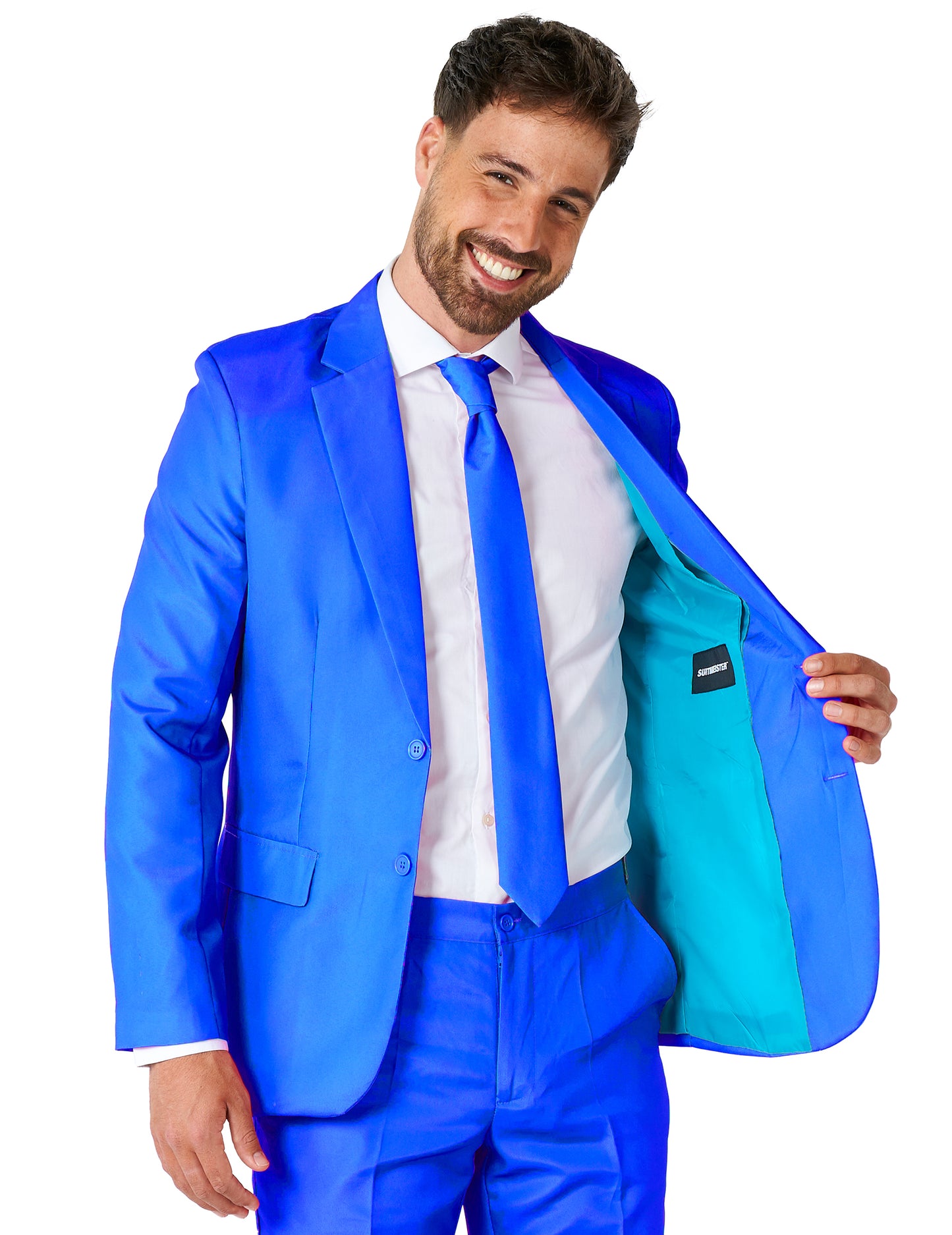 Blauer Herrenanzug Mr. Solid Suitmeister™