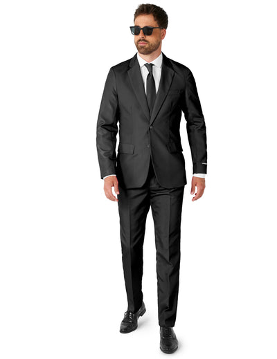 Mr. Black-Solid-Suitmeister™ Herrenanzug schwarz