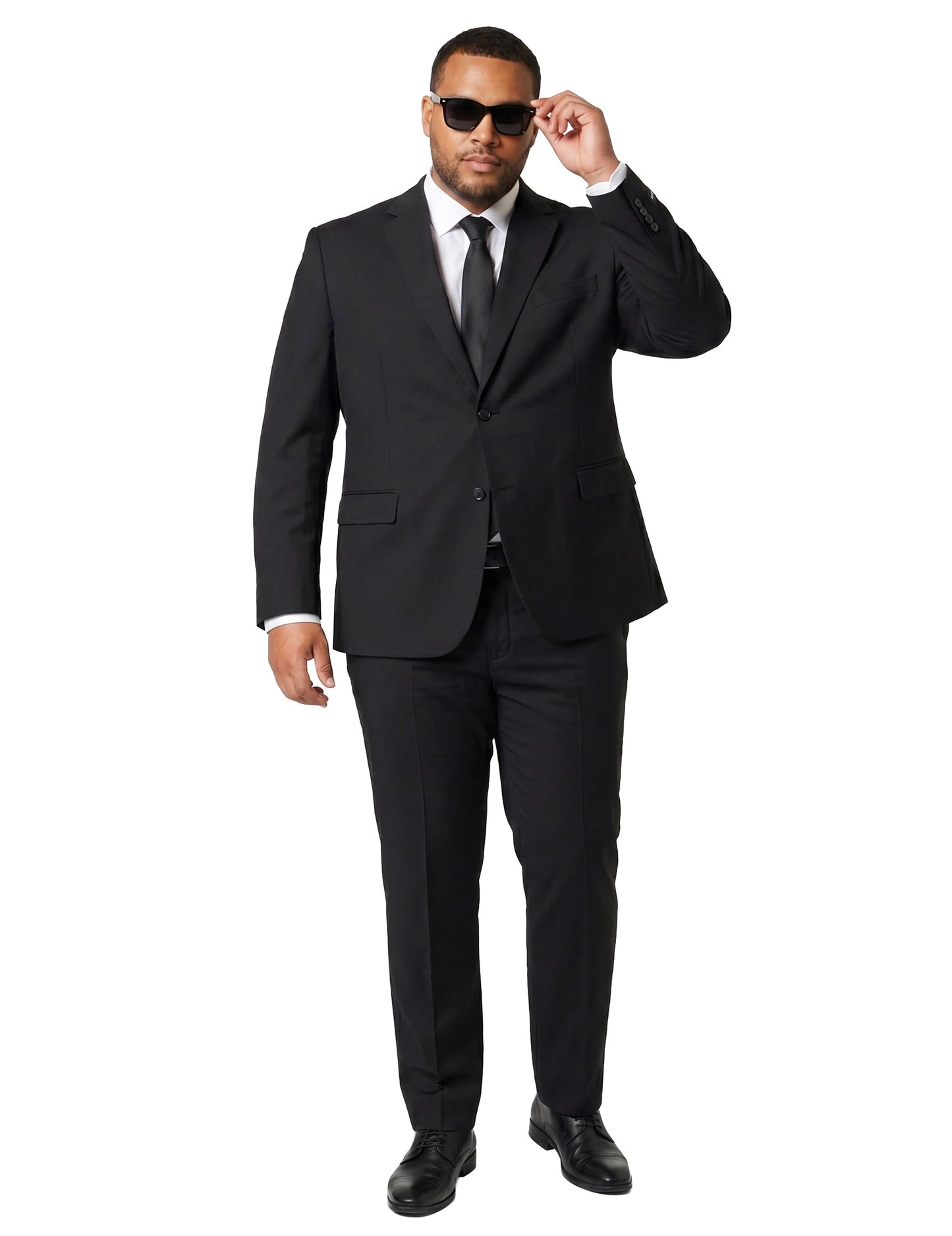 Mr. Black-Solid-Suitmeister™ Herrenanzug schwarz