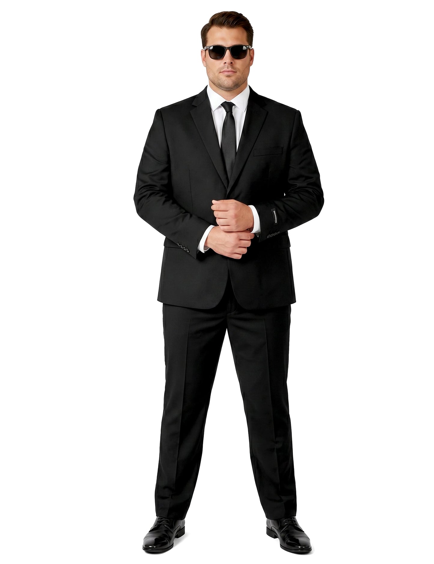 Mr. Black-Solid-Suitmeister™ Herrenanzug schwarz