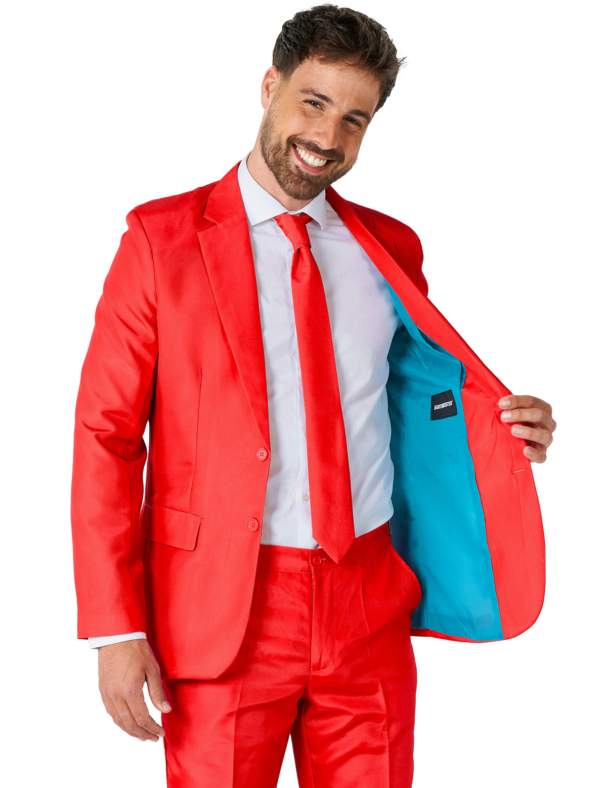 Roter Herrenanzug Mr. Solid Suitmeister™