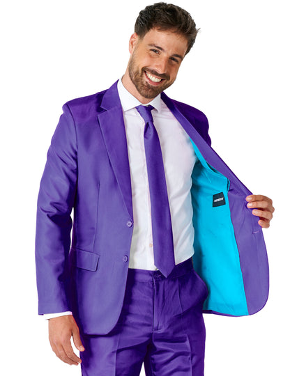 Suitmeister™Anzug Mr Solid violett