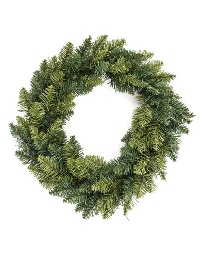 Couronne de sapin synthétique pour décoration vert