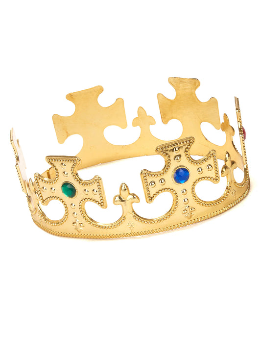 Goldfarbene Krone für Herren