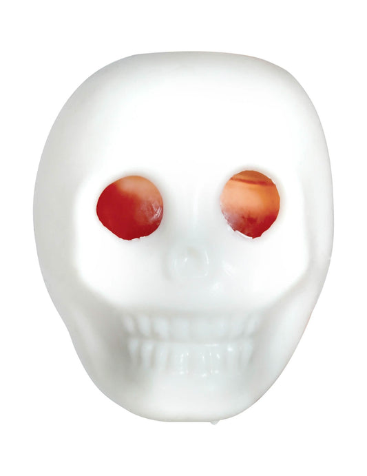 Antistress-Totenkopf mit Blut und Würmern